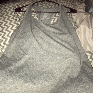 Gray work out tank